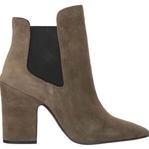 Chinese Laundry Kristin Cavallari Women's Starlight Ankle Bootie, Olive Suede